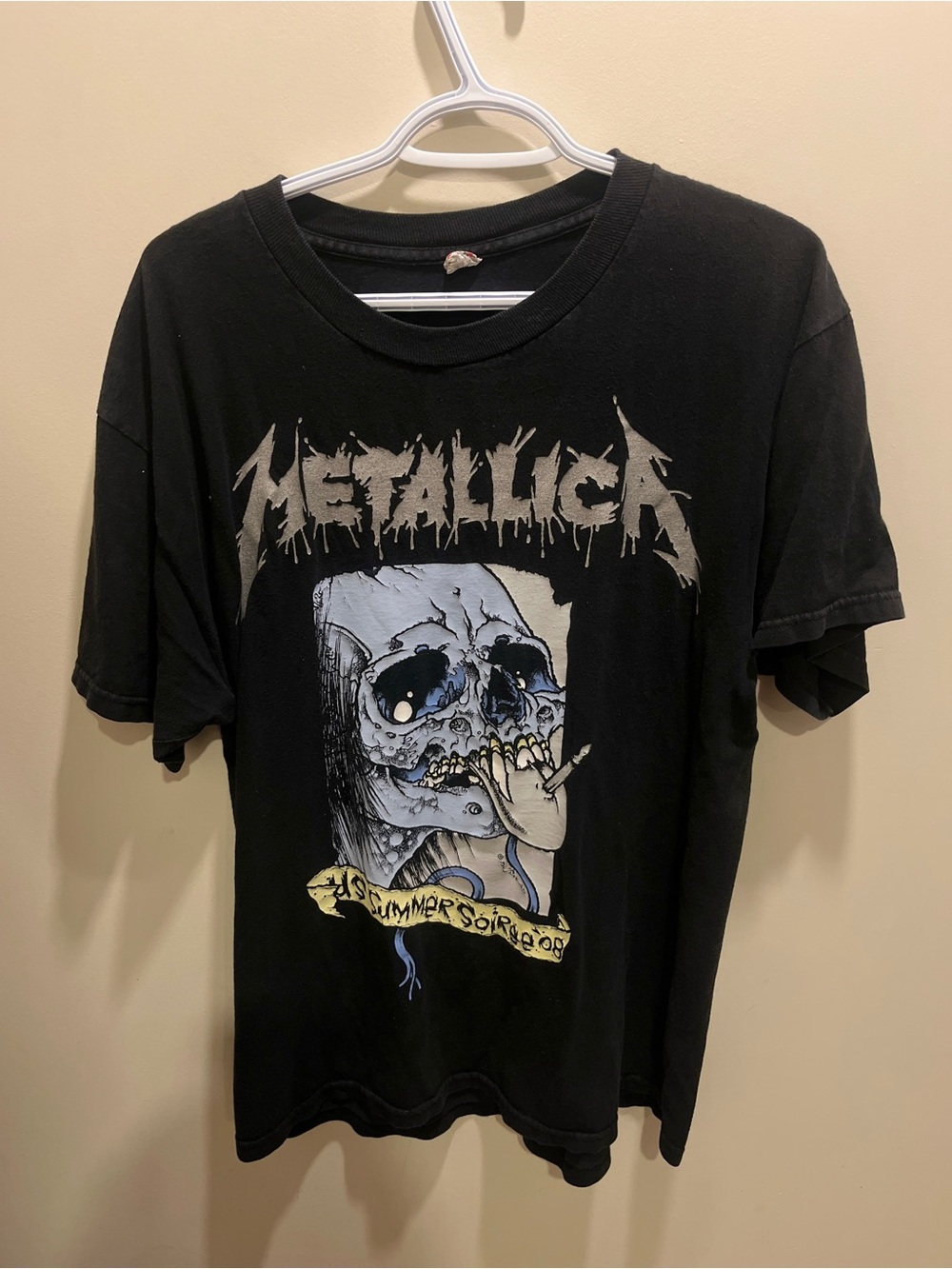 Metallica Black Graphic Short Sleeve Band Tee